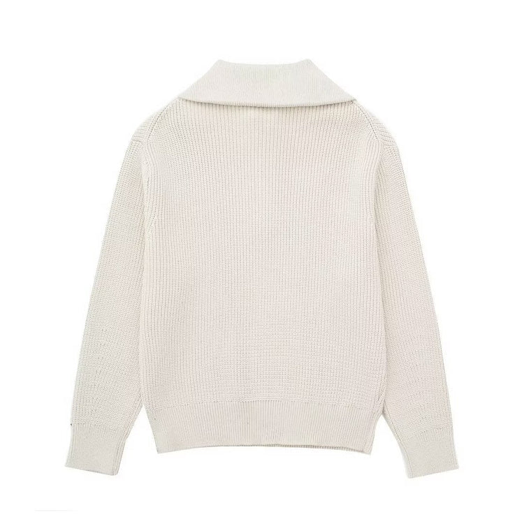 ANURA - KNITTED HALF ZIPPER