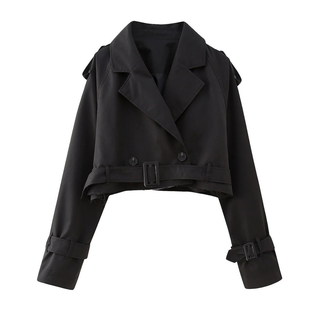 ANURA - CROPPED TRENCHCOAT
