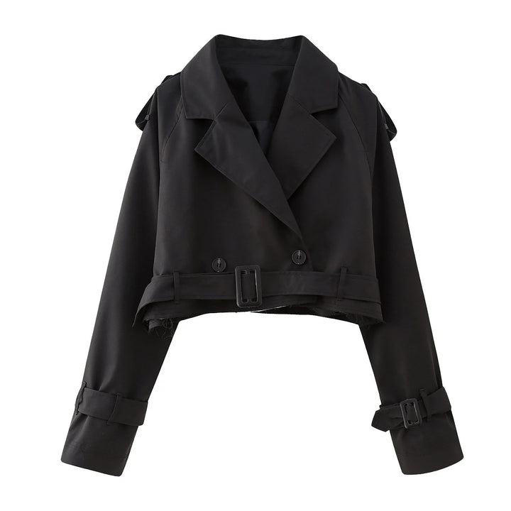 ANURA - CROPPED TRENCHCOAT