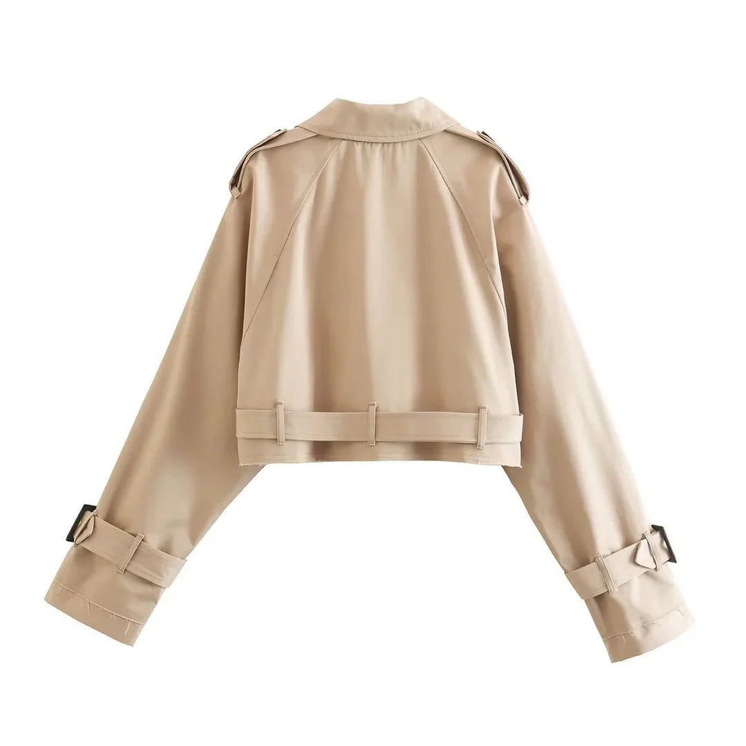 ANURA - CROPPED TRENCHCOAT