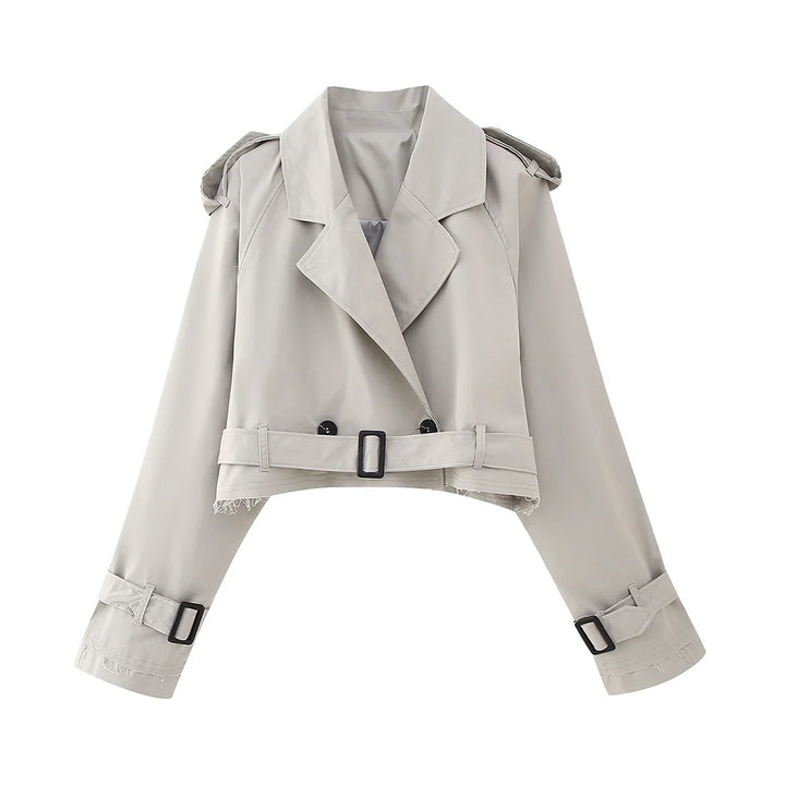 ANURA - CROPPED TRENCHCOAT