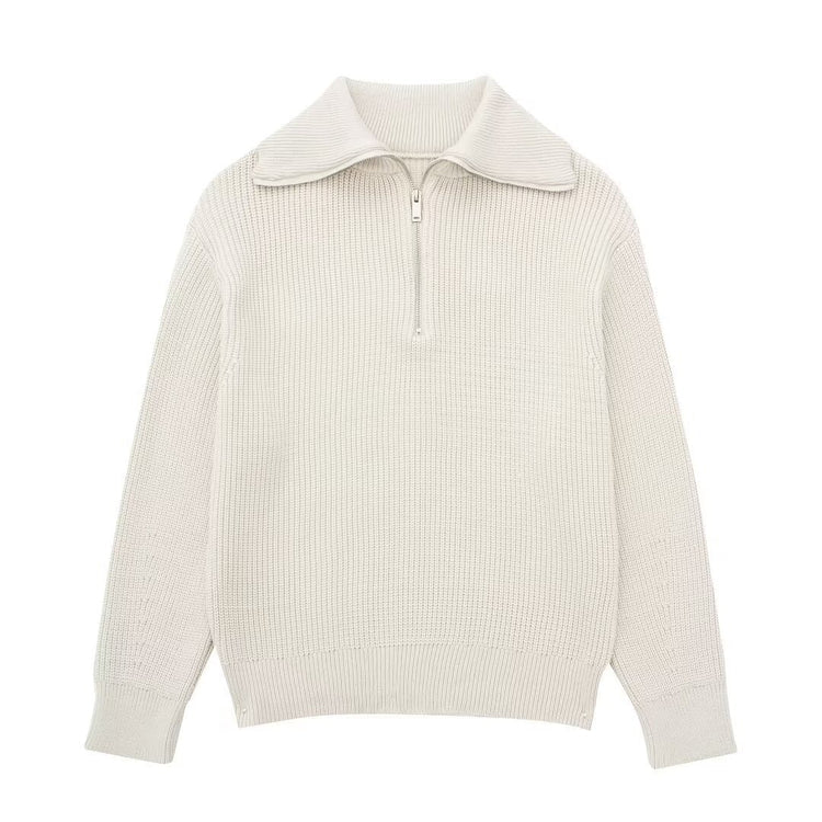 ANURA - KNITTED HALF ZIPPER