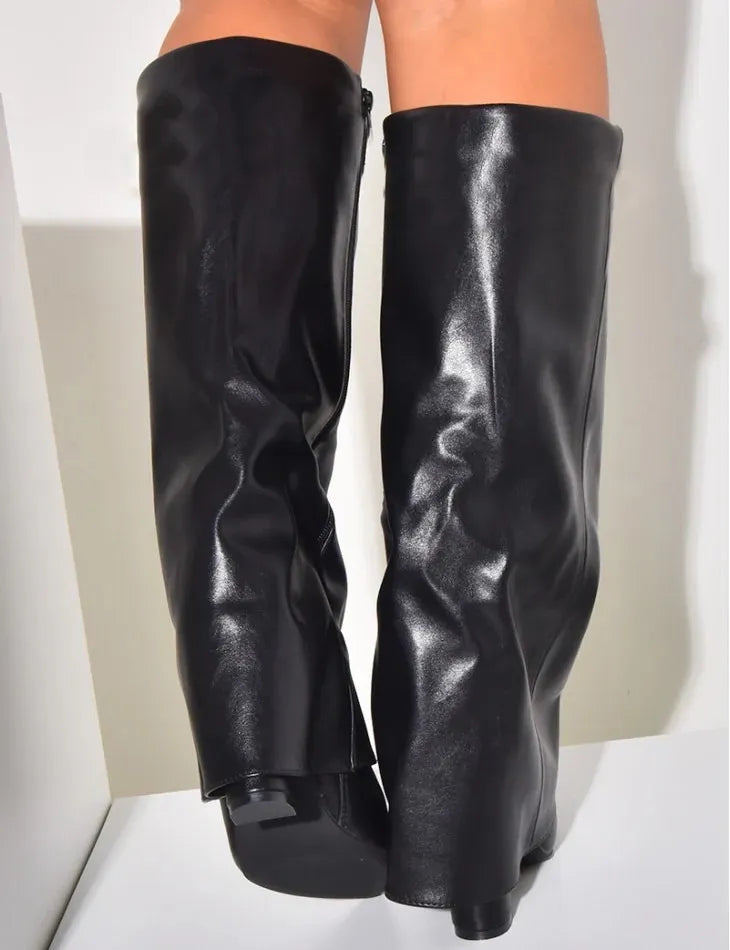 ANURA - LEDERSTIEFEL SCHWARZ