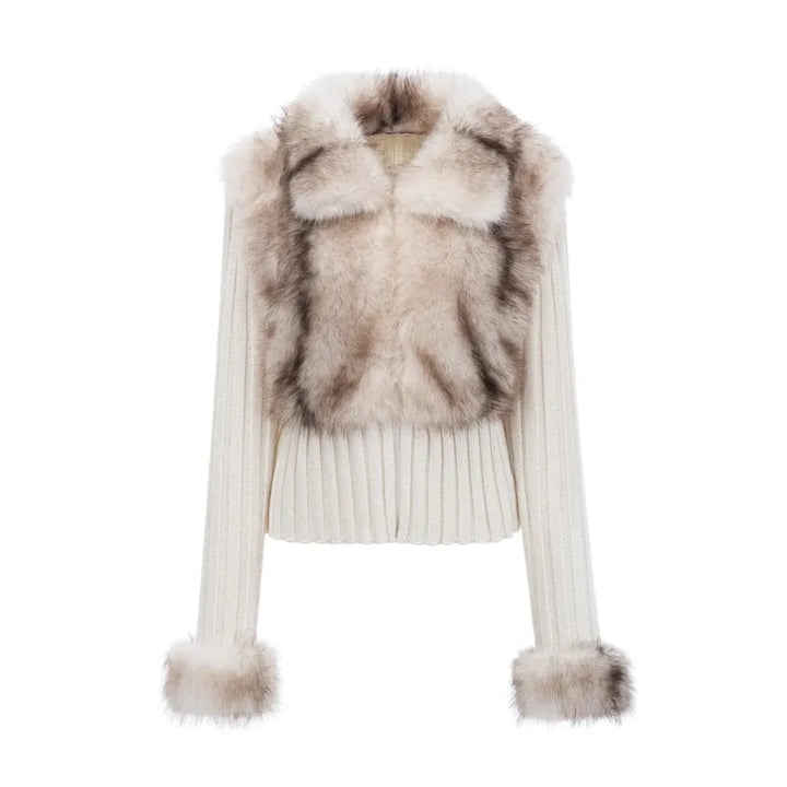 EXKLUSIVE WOLLJACKE - WEISS