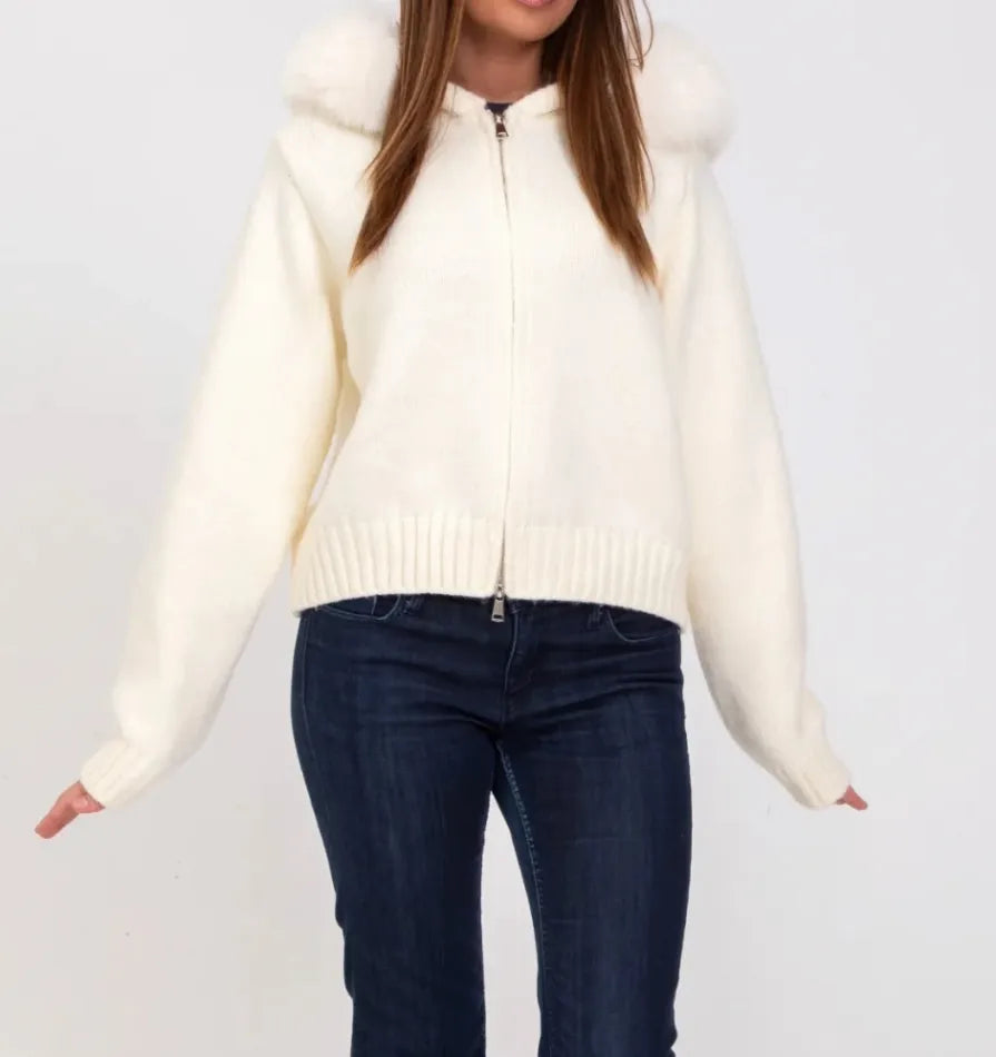 ANURA WOLLJACKE - WEISS