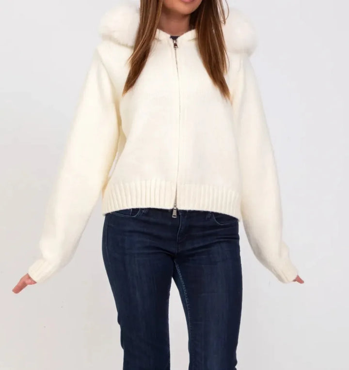 ANURA WOLLJACKE - WEISS