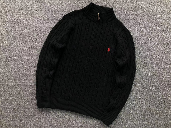 ANURA - RL KNIT POLO SWEATER