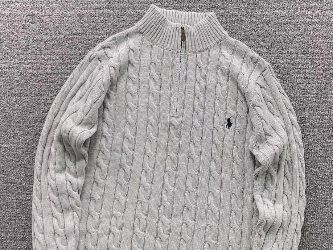 ANURA - RL KNIT POLO SWEATER
