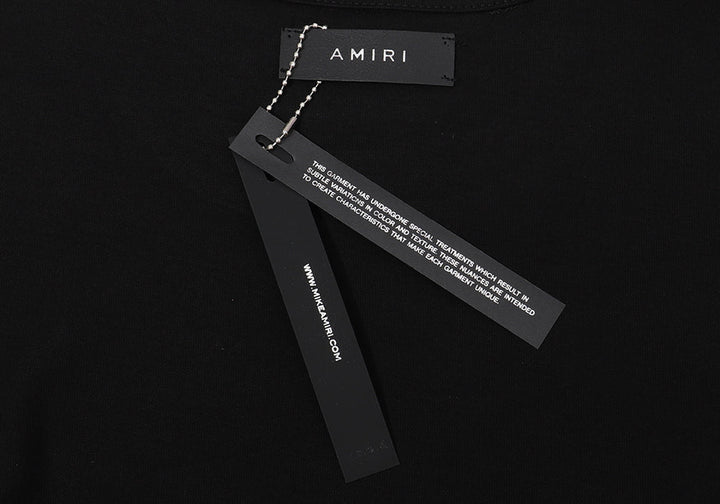 Amr Military Black Specs Stencil T-shirt